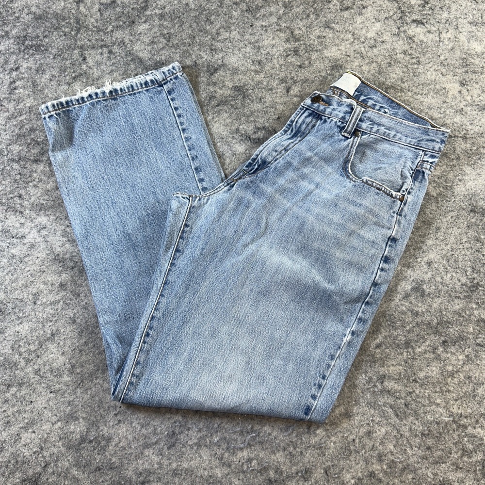 Vintage American Eagle Loose Fit Jeans Men's 34X34 Light Wash Baggy Straight
